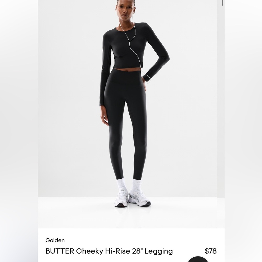 Aritzia butter golden leggings